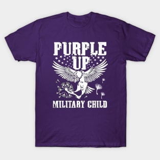 Purple Up Military Child We Wear Purple Military Child T-Shirt